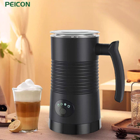 Electric Milk Frother Automatic Rotary Foamer for Coffee Cappuccino Latte 4 in 1 Hot and Cold Foam Maker Milk Frother Foamer