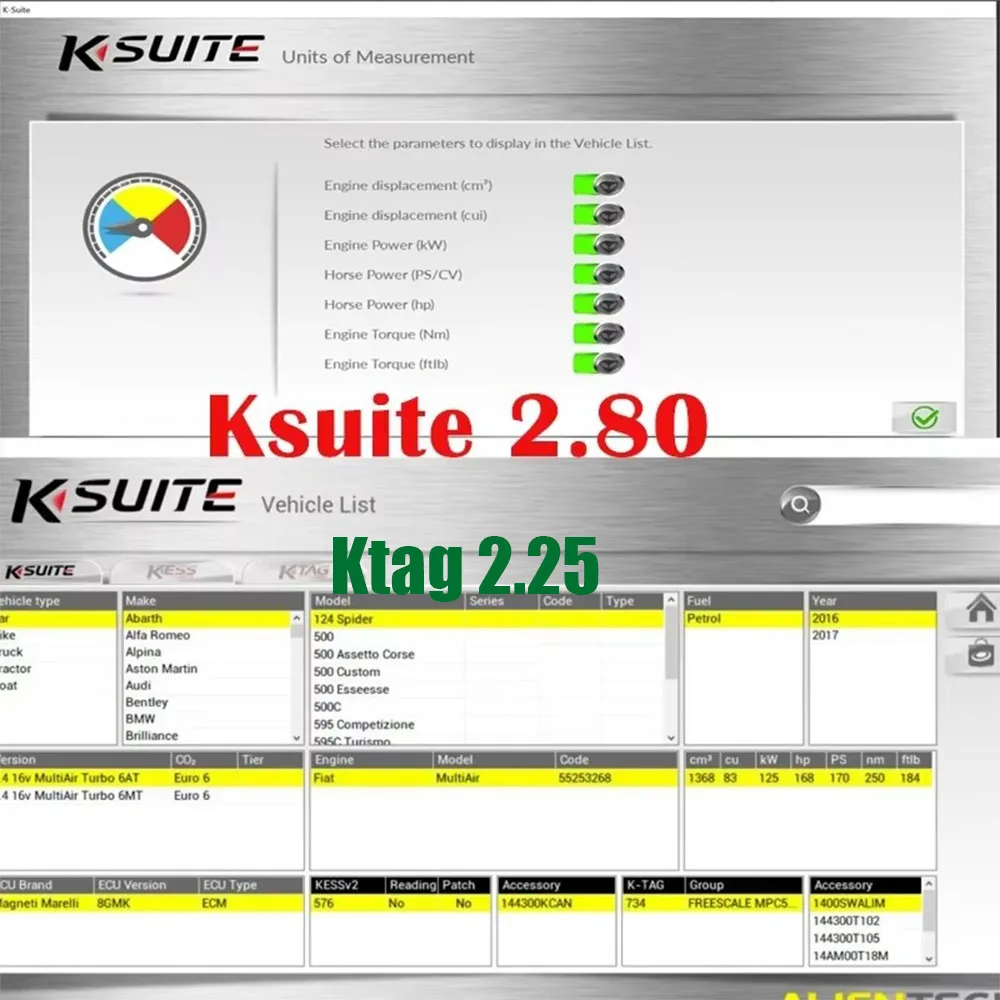 

Newest Ksuite 2.80 software K E S S V2 V5.017 for Cars/Trucks/Bikes/Tractros optimized running speed improved wake up