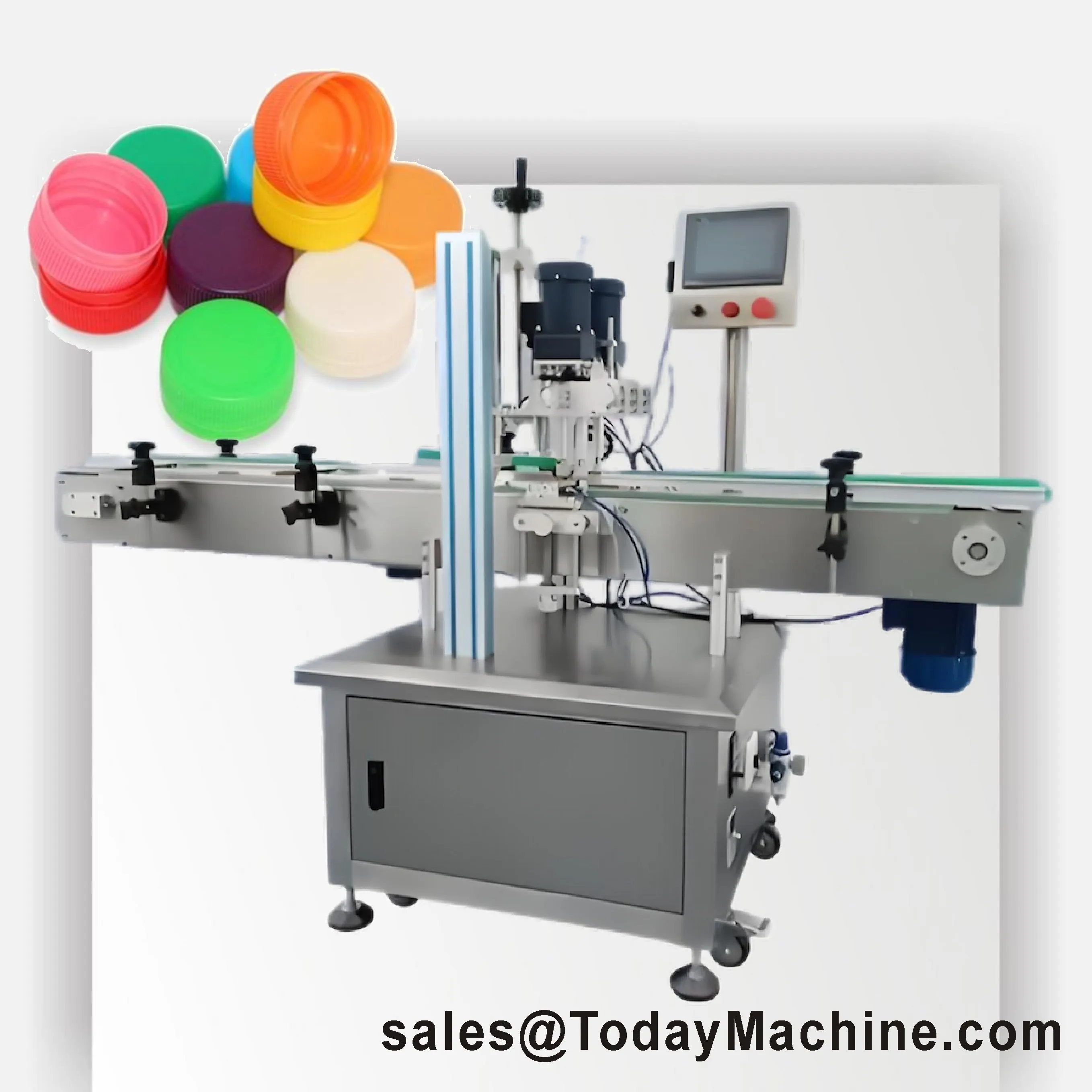 Desktop Semi Automatic Glass Jar Pressing Capping Machine Bottle Pneumatic Electrical Capper Vacuum Screw Capping Machine