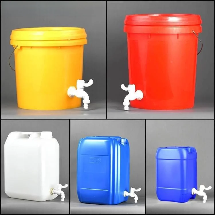 

Thiened Plastic Water Buet Rectangular Large Size 25L Storage Water Buet with Tap for Household Use 30kg Capaci