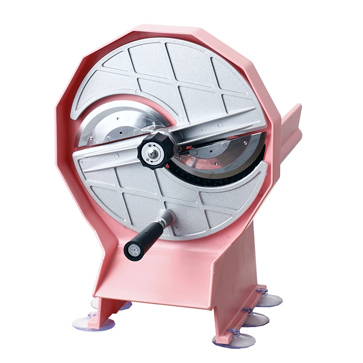 Easy Operation Manual Control Double Slot Plastic Case Food Slices Fruits Vegetables Slicer Cutter