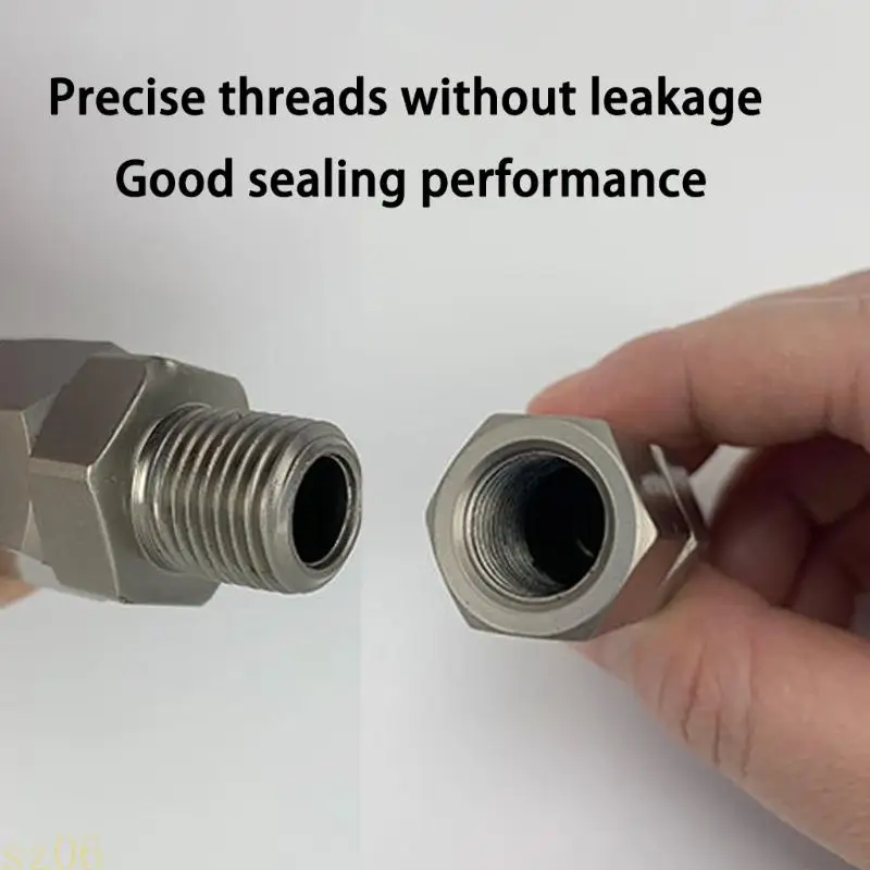 Q2Q4 High Pressure Pneumatic Coupling 360 Adjustable Air Tool Fitting Carbon Steel