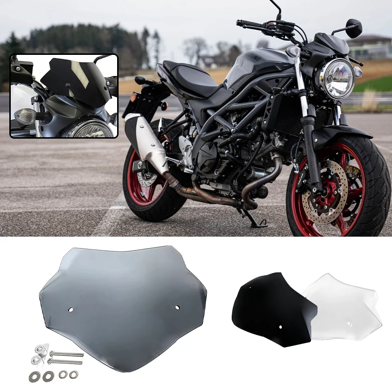 

Аксессуары для Suzuki SV650 SV 650 2016-2019 2020 2021 2022 2023 2024 2025 чехлы на лобовое стекло мотоцикла, чехлы на лобовое стекло