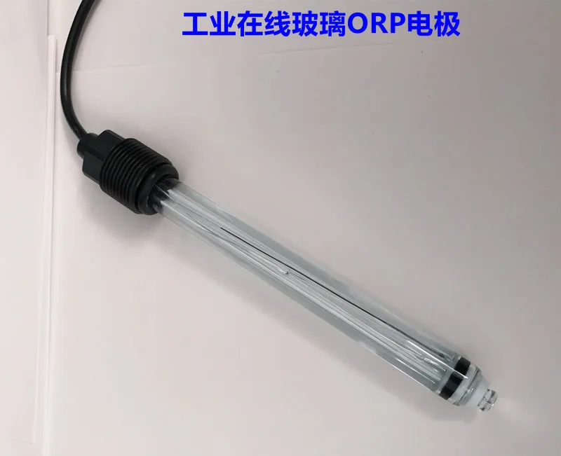 Glass ORP Electrode Industrial Online High Temperature ORP Electrode Resistant to Strong Acid and Alkali Corrosion Resistant
