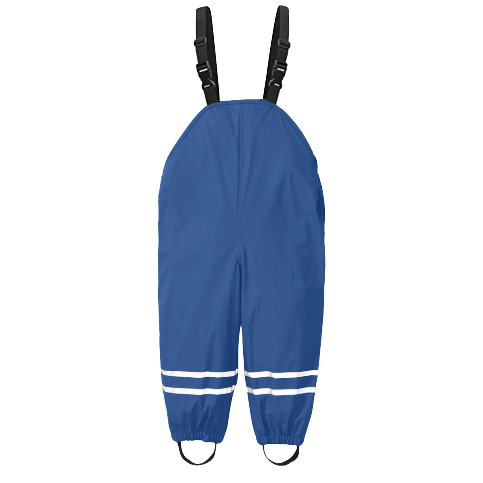 Toddler Kids Boys Girls Rain Dungarees Windproof Waterproof Mud Jumpsuit Clothes Outdoor Breathable One Piece Rain Pants