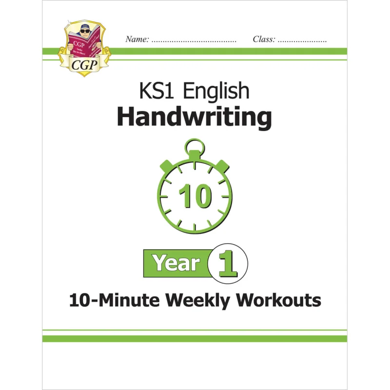 

KS1 Year 1 English Handwriting 10Minute Weekly Workouts CGP Coordination Group Publications Ltd 9781837742042 Book