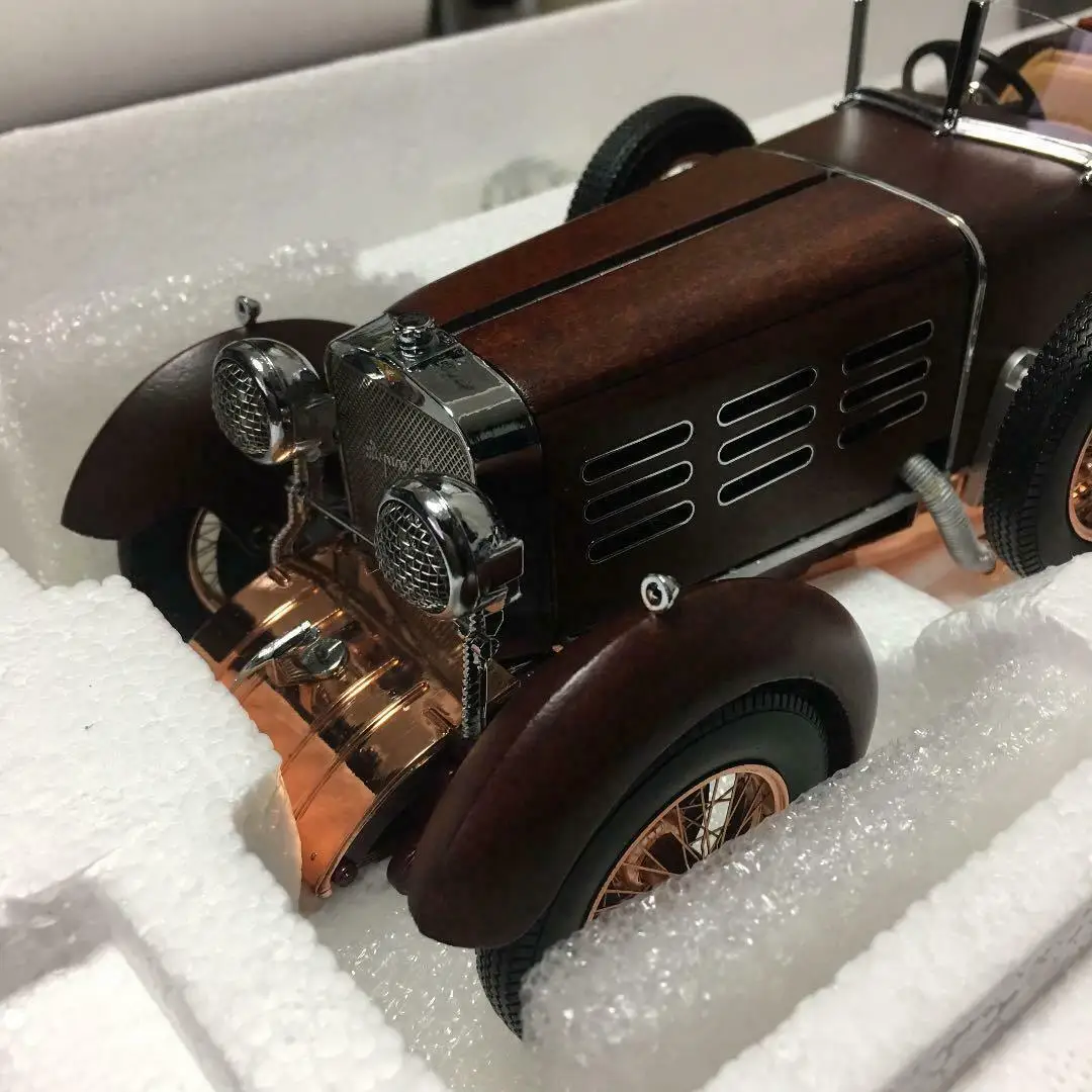 TRL 1:18 For Hispano Suiza H6C Tulipwood Speedster 1924 Classic Car Limited Edition Simulation Static Car Model Toy Gift