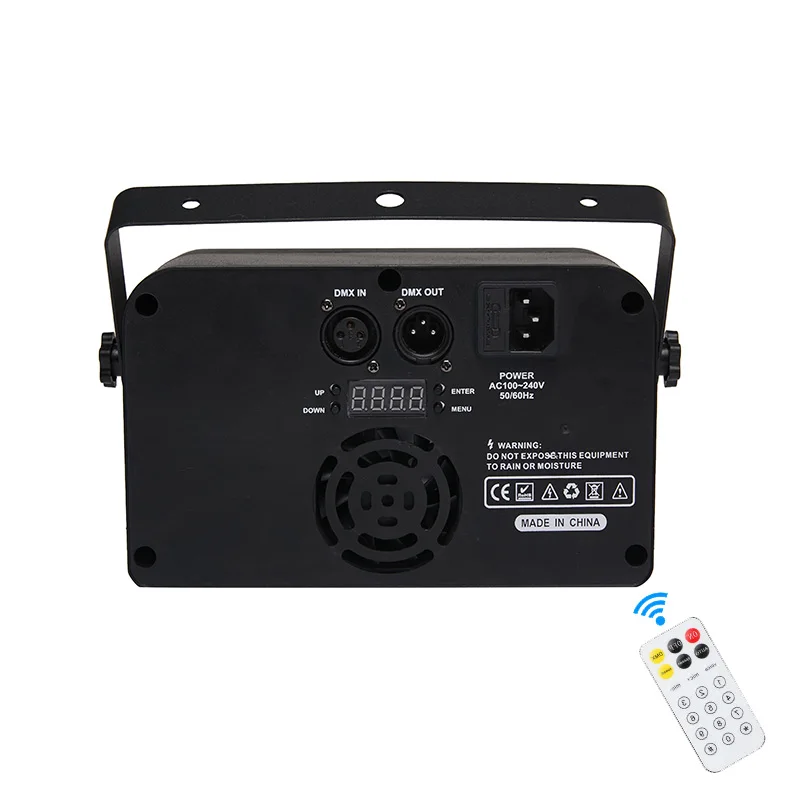 Mini Led RGBW Wash Beam Pictures FLash Light Remote Disco Led Flow Red Green Flower DMX 512 Stage Lighting