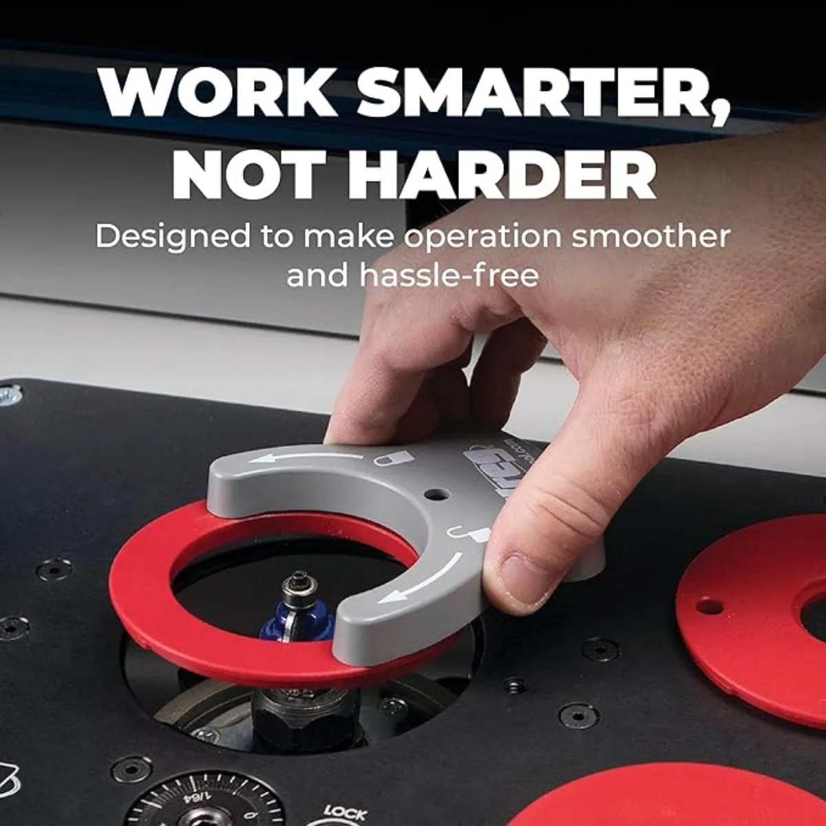 PRS5000 Lift Router presisi-sistem Lift meja Router, sisipan pelat Router tahan lama-untuk cepat, akurat