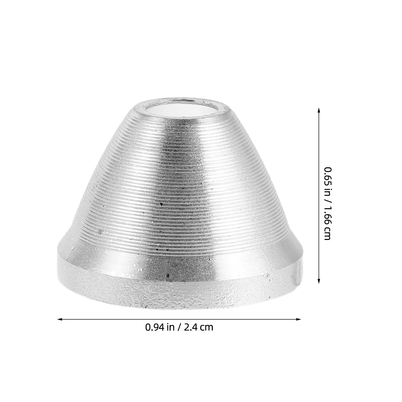 2Pcs Flashlight Reflector Cup Aluminum Alloy LED Reflective Lamp Cups Replacement Outdoor DIY Spotlight Shade Accessory