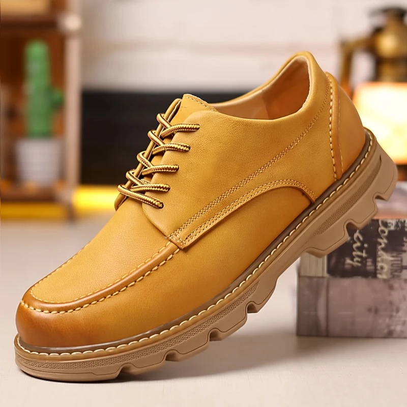 

Men's Loafers Comfortable Leathe Casual Dress Shoes Light-Weight Moccasin Slip On Driving Shoes for Male