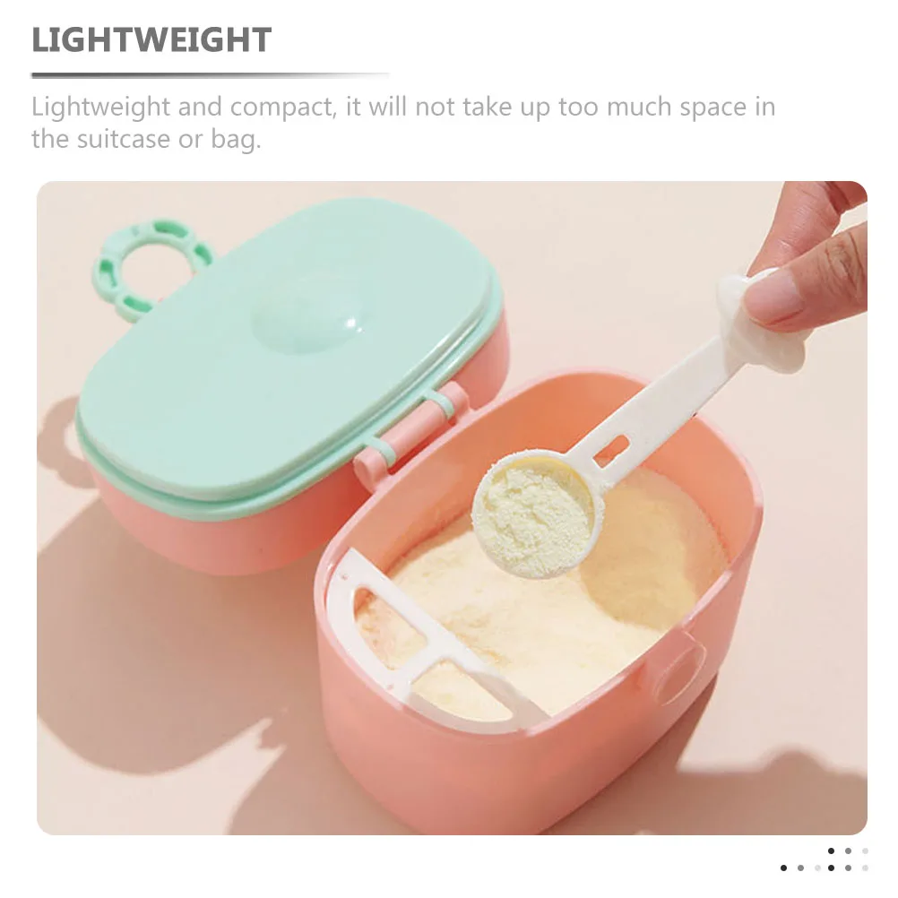 

Portable Formula Container Sealed Leak Proof Milk Powder Box for Travel Lightweight Compact Storage Dispenser
