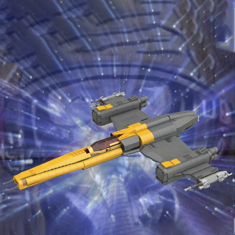 949 Uds MOC RIOT MAR STARFIGHTER v.2 bloques de construcción de batalla de estrellas regalo de Navidad arquitectura creativa DIY inspiradora