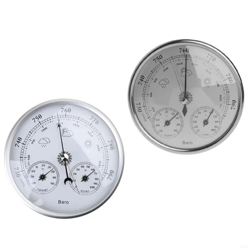 L74C Home Barometer Thermometer Hygrometer Wall Hanging Pressure GaugeWeather Station