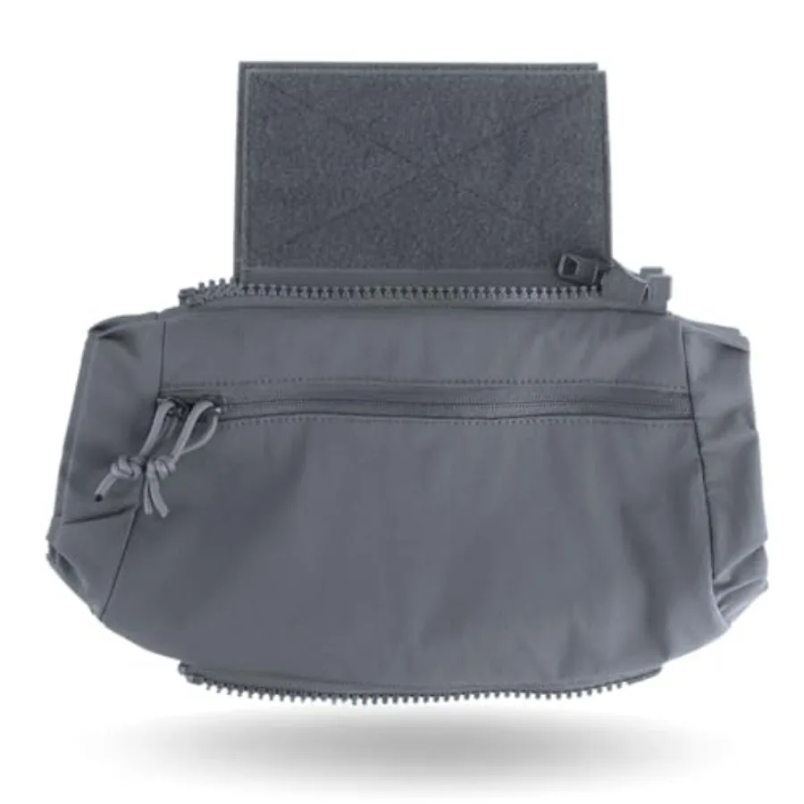 

2 in 1 Handwarmer and Tactical Drop Pouch/Waist Bag. Plate Carrier Vest Chest Rig Hook Loop Dangler or 26-52 in Buckle Strap ED
