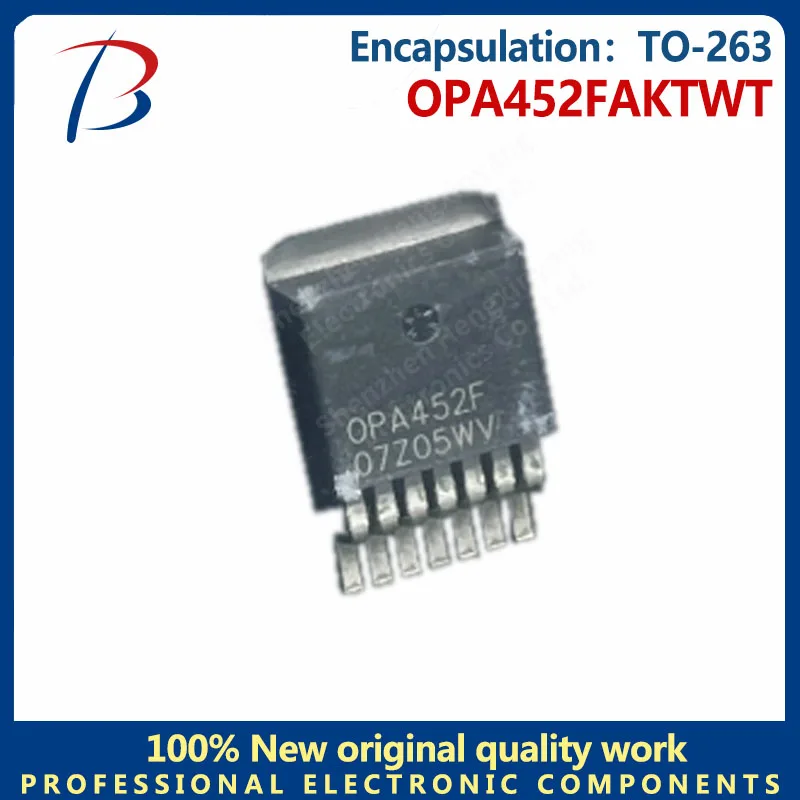 

10PCS OPA452FAKTWT package TO-263 Silkscreen OPA452FA operational amplifier 80v 50MA