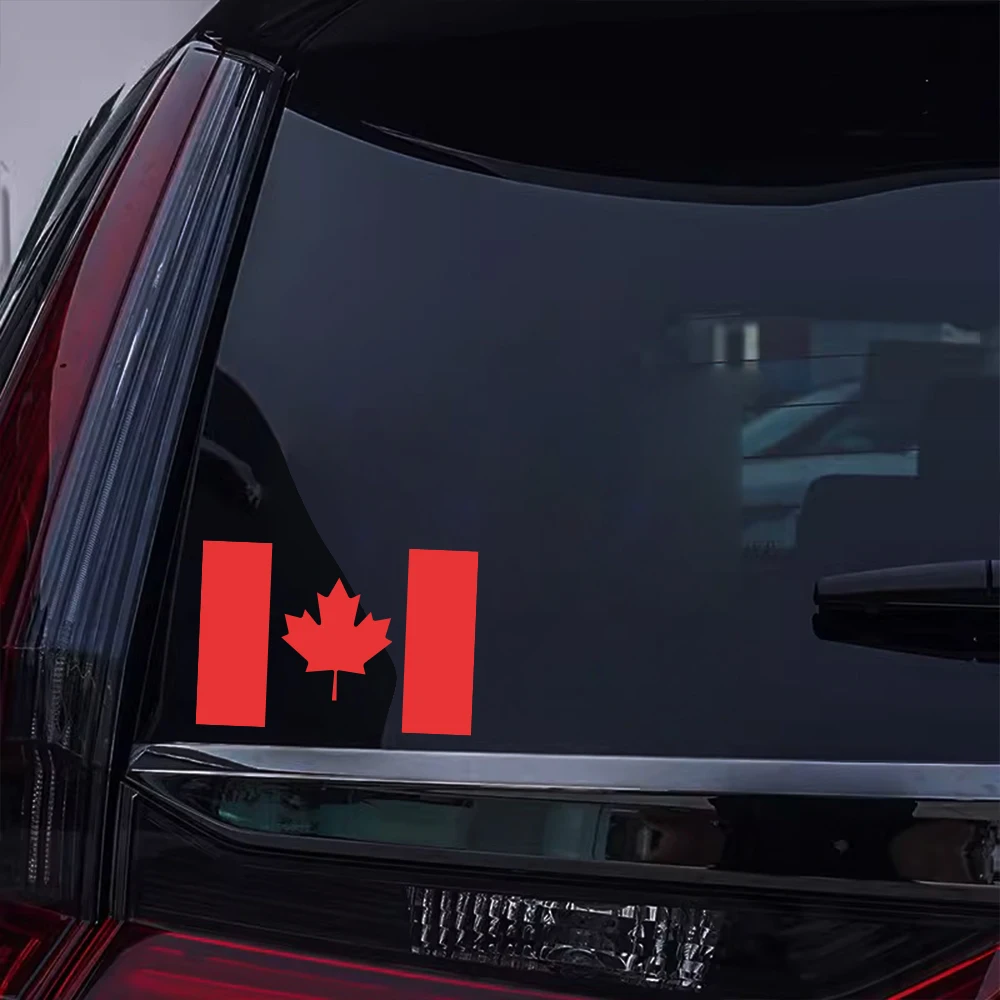

Canada Flag Car Sticker Auto Motorcycle PVC Sticker Waterproof Self-adhesive Car Styling DIY Decoration Vinyl Decal Accessories