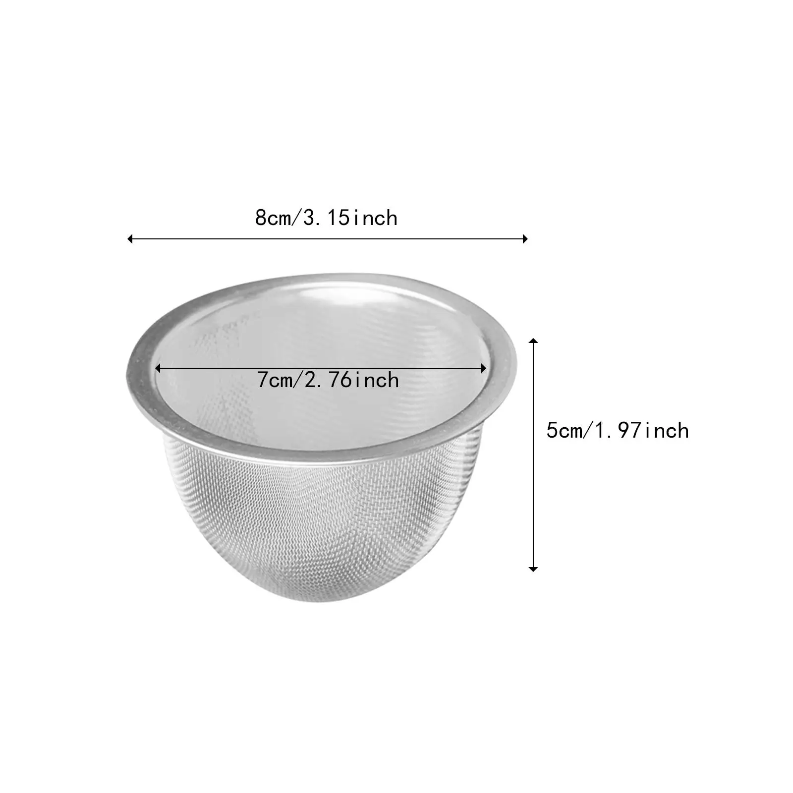6x مصفاة شبكية لمصفاة الشاي، سلال مصفاة شاي منزلية متعددة الأغراض #6