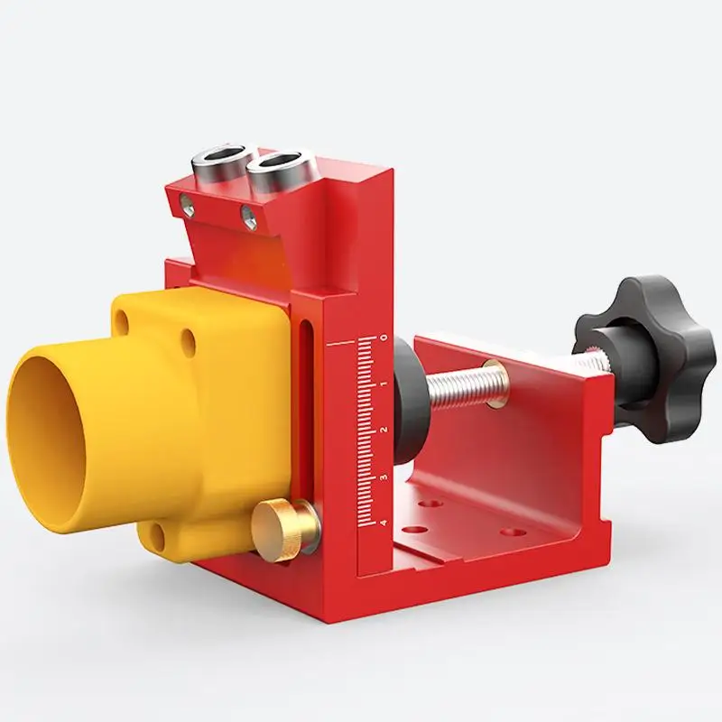 

Woodworking Punch with Adjustable Slanted Hole Locator Perfect for Cabinet Furniture Making & DIY Projects