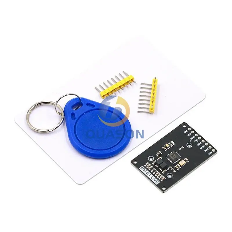 Мини RFID модуль RC522 наборы S50 13,56 МГц 6 см с бирками SPI запись и чтение для arduino 2560