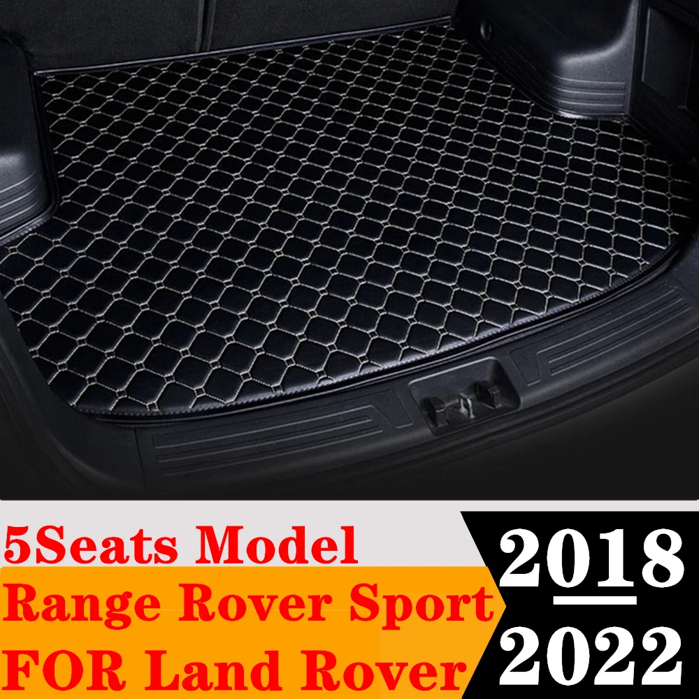 

Автомобильный коврик для багажника Land Rover Range Rover Sport 5 мест 2018 2019 2020 2021 2022 Задняя подкладка для груза задний багажник поднос для багажа