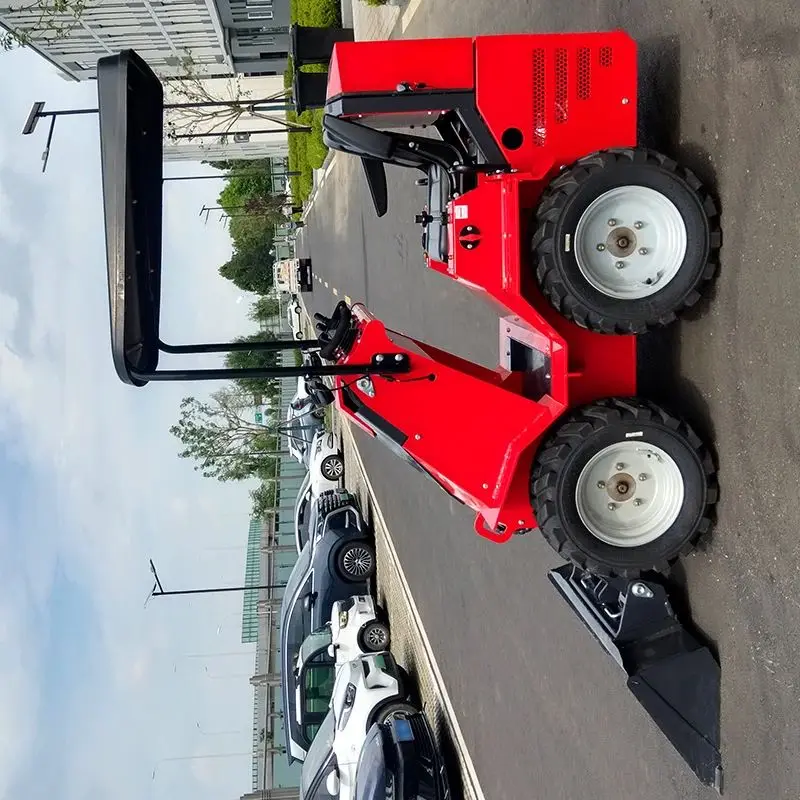 견고한 스키드 스티어 로더: 중단 없이 고강도 작업에 적응 가능