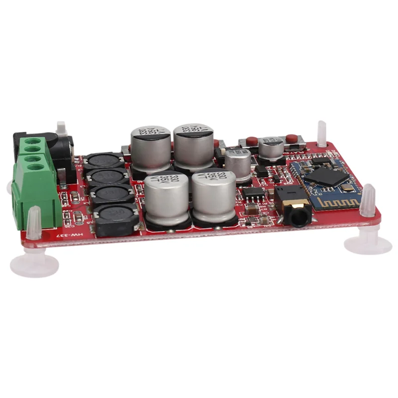 

AM-TDA7492P 50W+50W Digital Amplifier Board Wireless Bluetooth Audio Receiver Amplifier Board Module Power Supply 8-25V