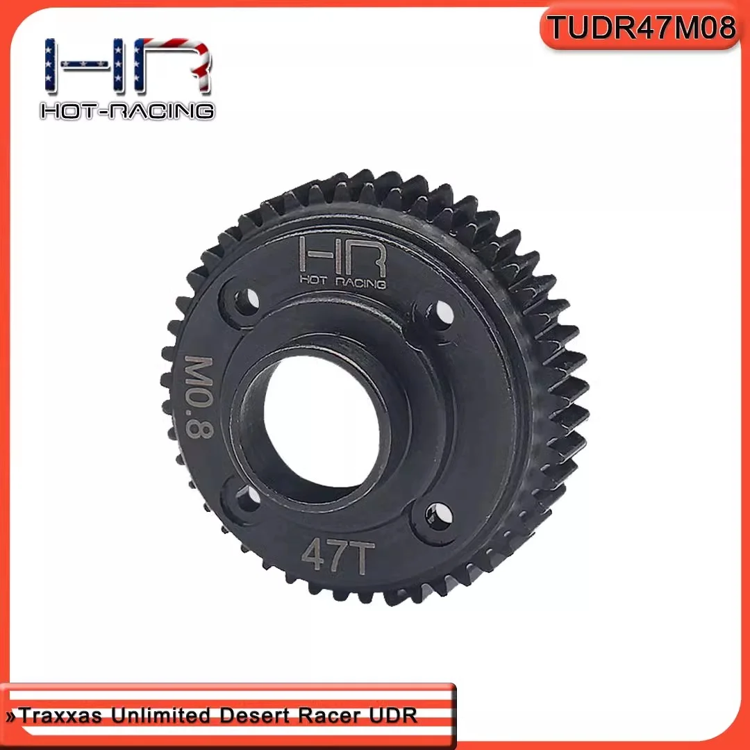 Hot Racing 47/51 Tooth Hardened Steel Mod 0.8 (32 pitch) Spur Gear For TRAXXAS E UDR