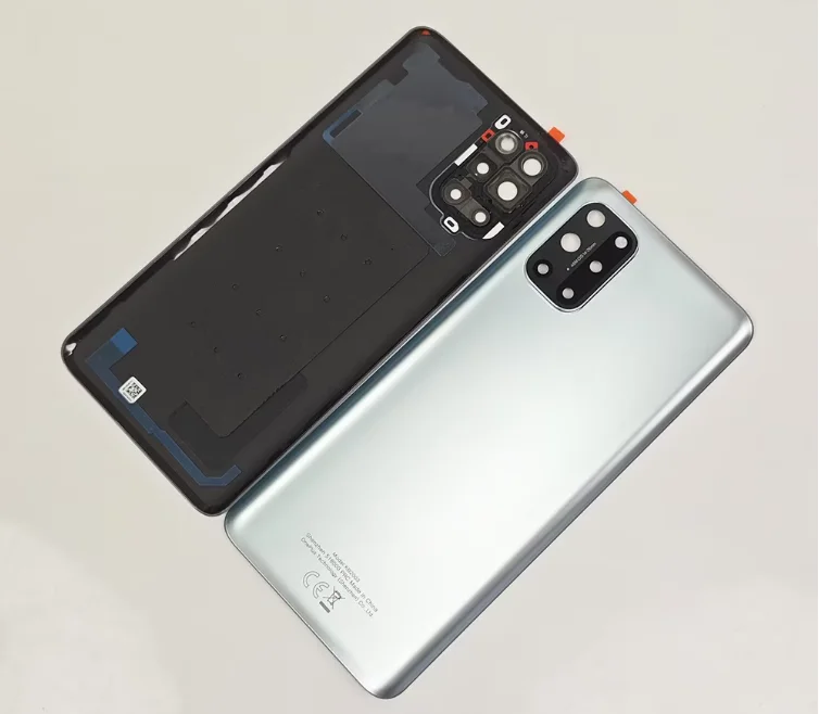 Для OnePlus 8T+ 5G A+++ Задняя крышка аккумулятора Стеклянная задняя дверь Корпус панели Замена корпуса для объектива камеры One Plus 1+ 8T 8 T