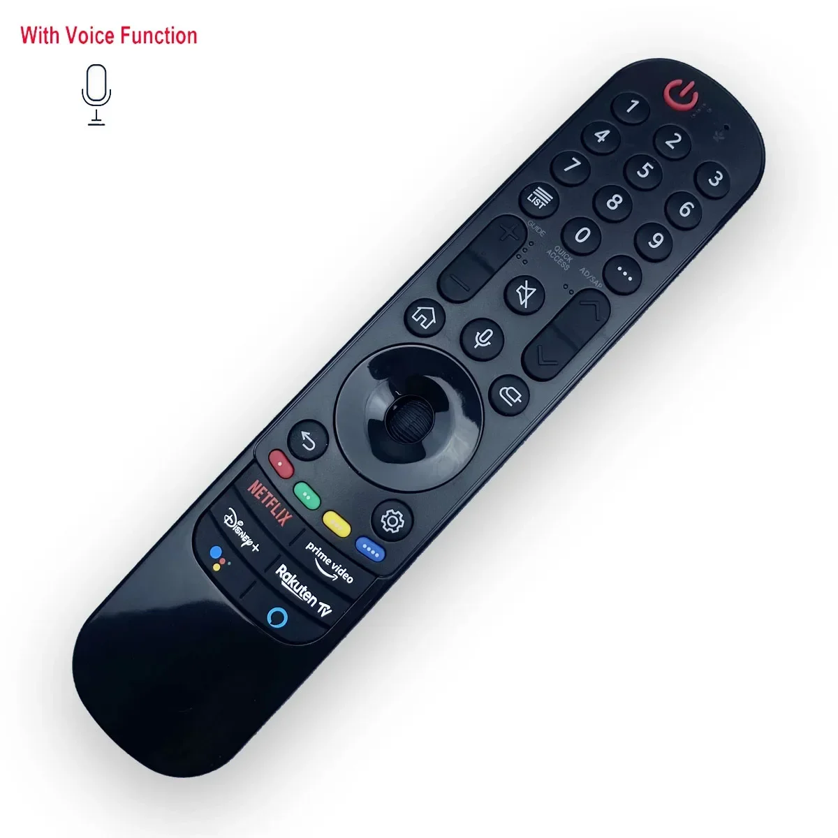 AN-MR21GA Zamienny pilot Magic Voice do telewizorów 55UP7700PUB 43NANO75UPA 43UP7100ZUF Ultra HD Smart TV z 4 klawiszami skrótów
