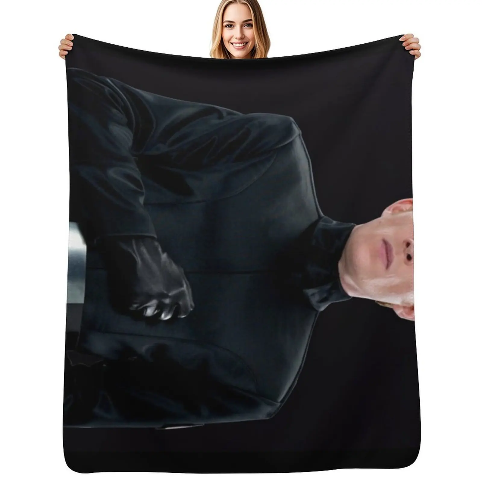 general hux Throw Blanket Portable Lightweight Blanket for Travel Camping
