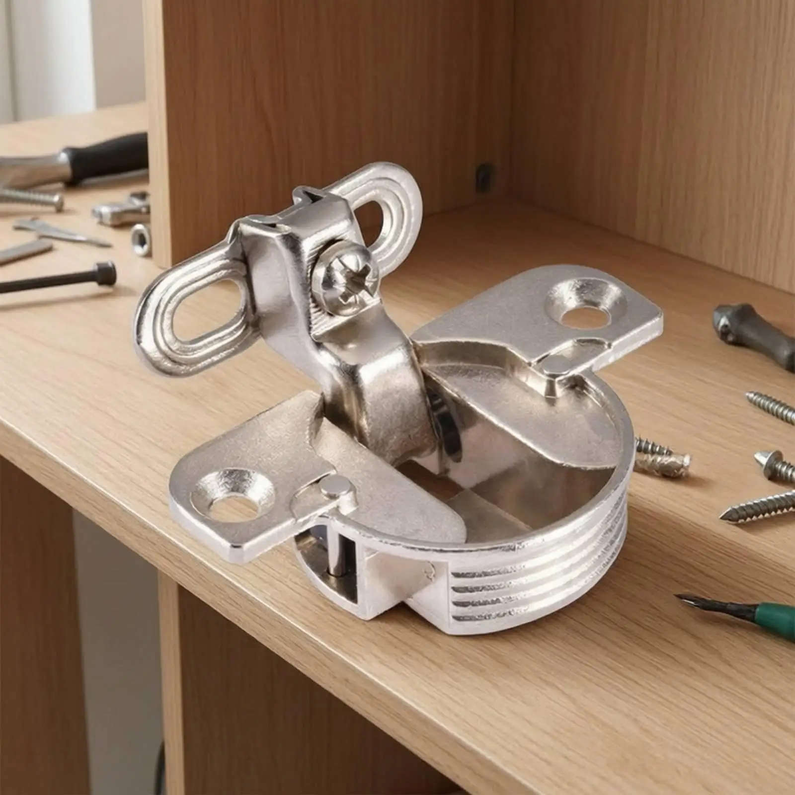 Inward Opening Cabinet Hinge Soft Close Zinc Alloy Hidden for Kitchen Furniture Door Mounting