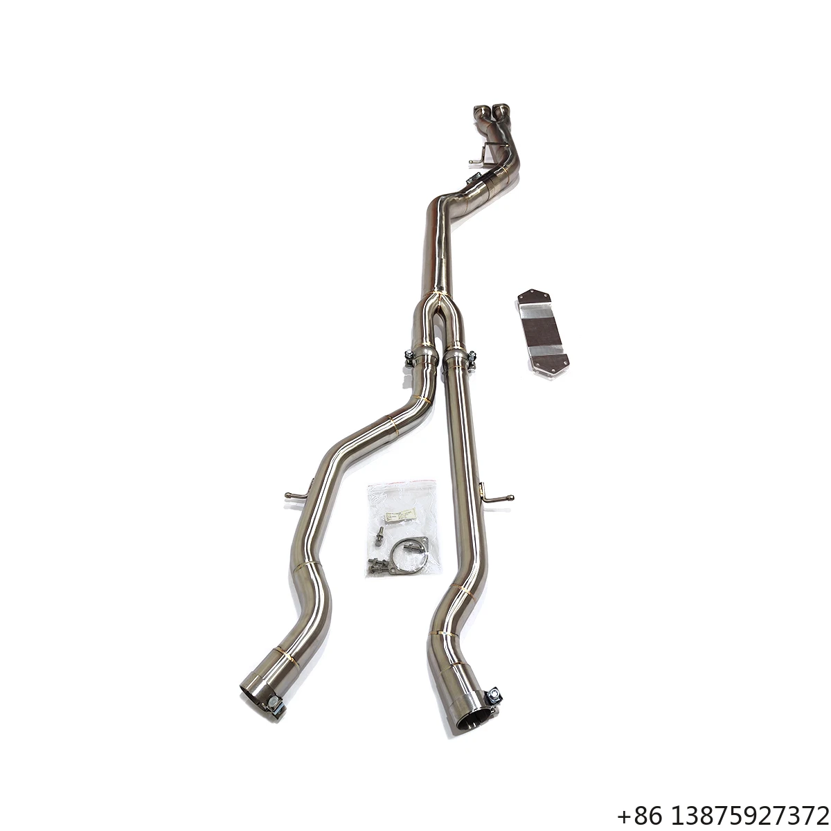 

Ecnal Mid Pipe for 2014-2020 F80 F82 F83 M3 M4 S55 3.0T 89mm Equal Length SS304 Exhaust Mid