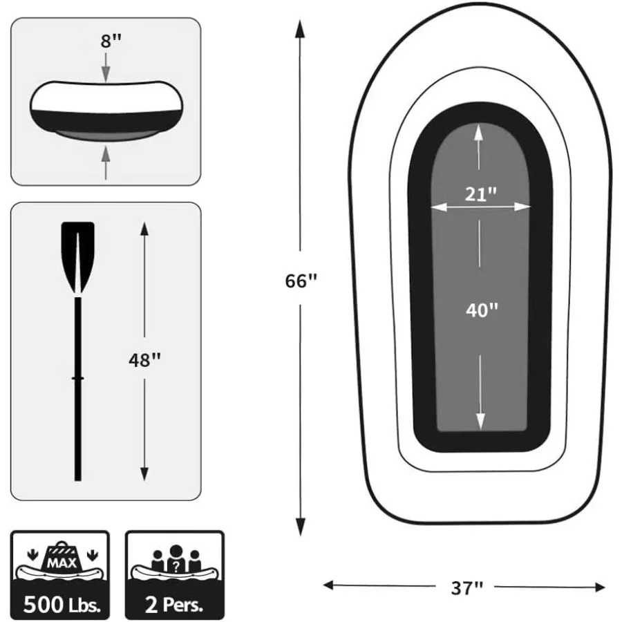 Gommone BESTHLSGiaccio gonfiabile per piscina e lago