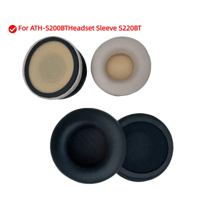 

Replacement Earpads Cushion For ATH-S200BTHeadset Sleeve S220BT Headphones Memory Sponge Sleeves Cover Case Repair Parts