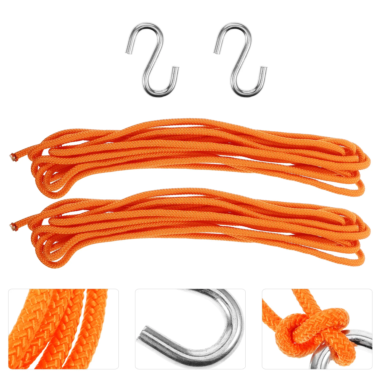 

1Set Hammock Strap Set Lightweight Strong Buckle Rope for Outdoor Camping Hiking Hanging Chair Tree Suspension Hammock Supplies