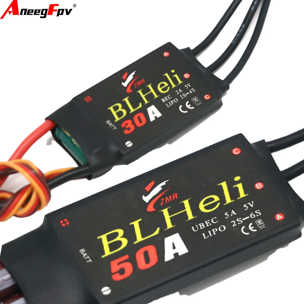 BLHeli Series Brushless Electric Adjustable ESC for Multirotor Model Aircraft 40A 50A 60A 80AFour Axis Fixed Wing Control System