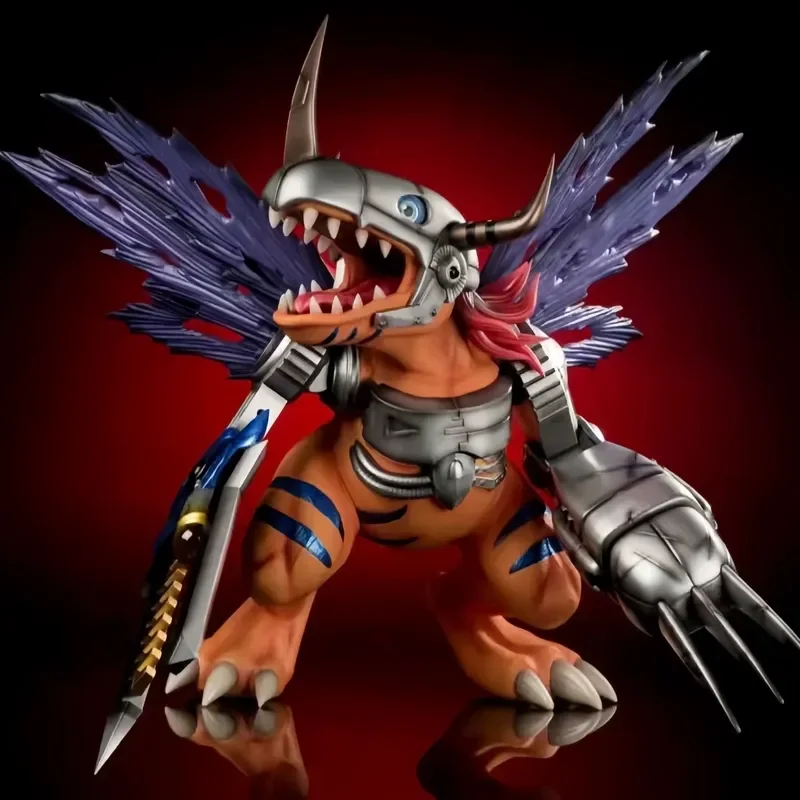 

New Digimon Metalgreymon Gk Replacement Hand Figure Anime Collectible Model Statue Special Effect Desktop Ornament For Anime