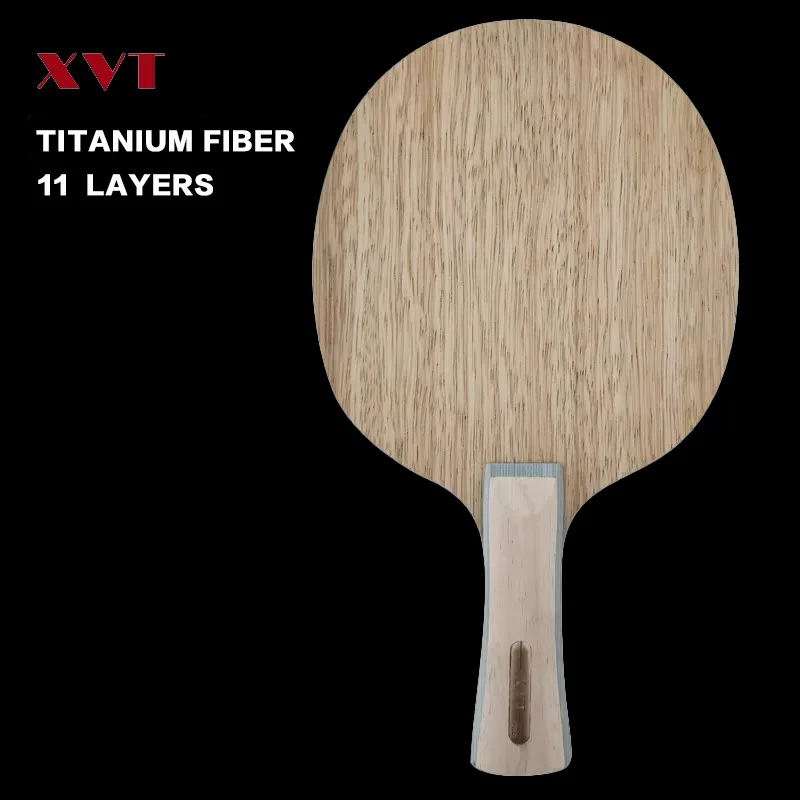 

XVT SHARK Titanium FIBER 11 LAYERS 40+ Fast Attack Table Tennis Blade / Table Tennis Racket