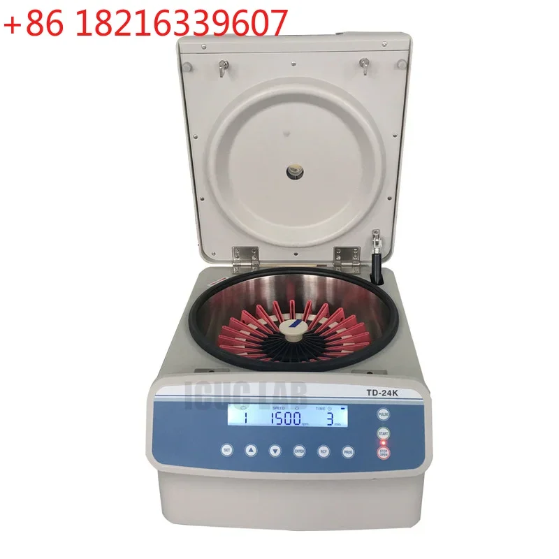 YAO Low Speed Gel Blood Mini Tabletop Centrifuge Machine 24 Serological Laboratory Centrifuga TD-24K