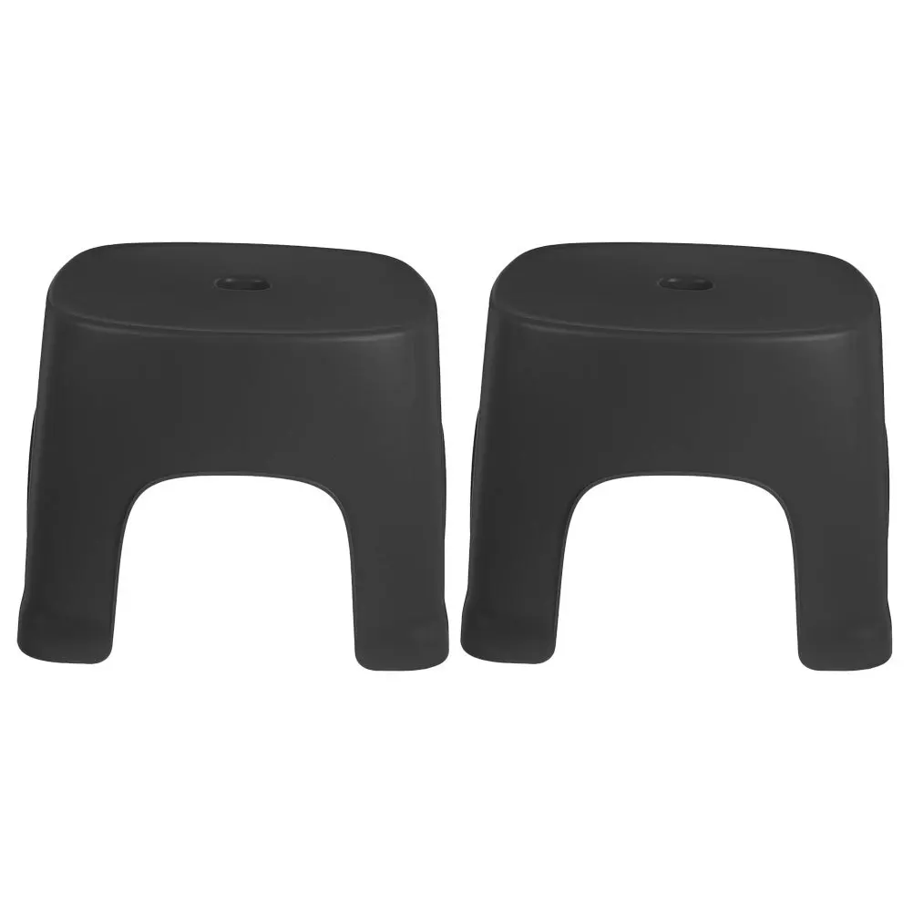 

2pcs Kids Step Stool For Bathroom Toddler Plastic Footstool Toilet Training Seat Lightweight Non-Slip Sturdy Easy Clean