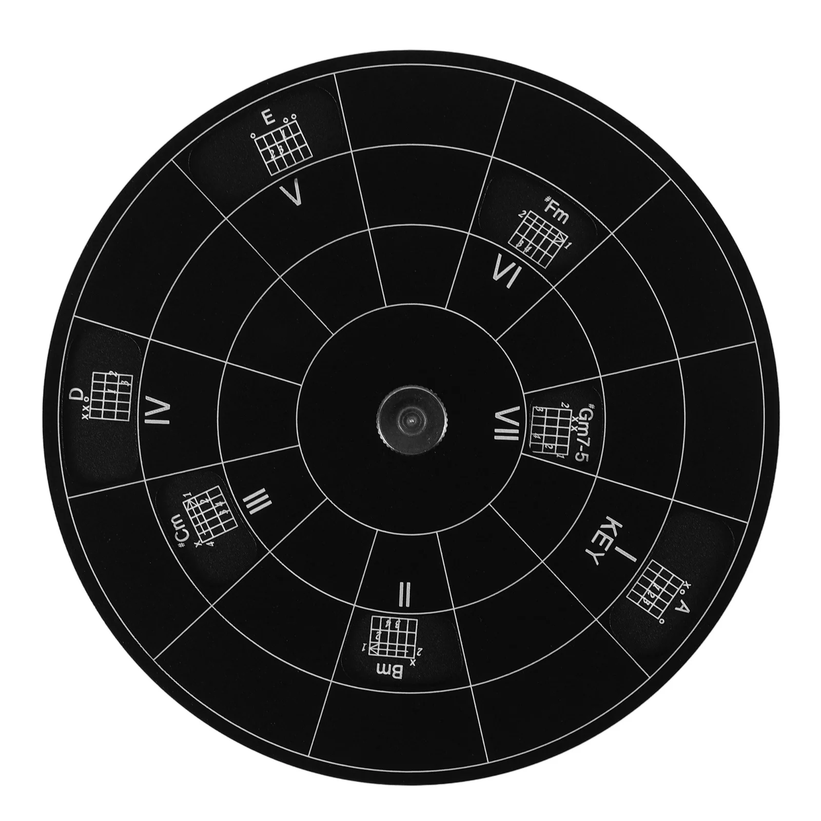 

Professional Metal Chord Wheel Melody Tool for Musicians Guitar Tuning Supply Melody Tool Music Circle Wheel Instrument Supply