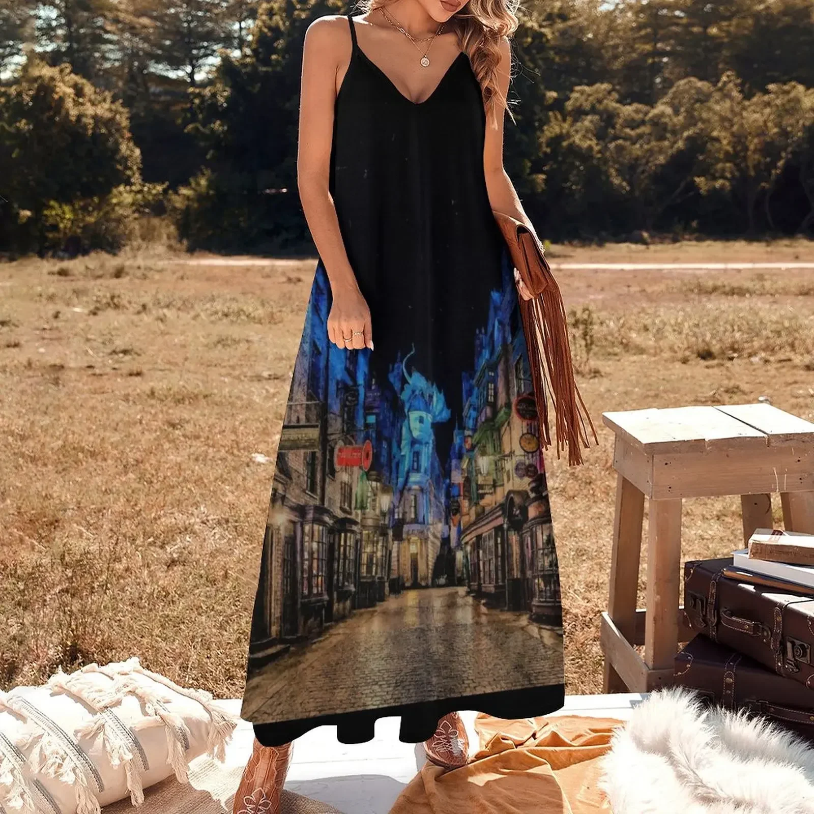 Alley Sleeveless Dress Long veiled dresses women evening dress summer women's dress 2024 women party dresses