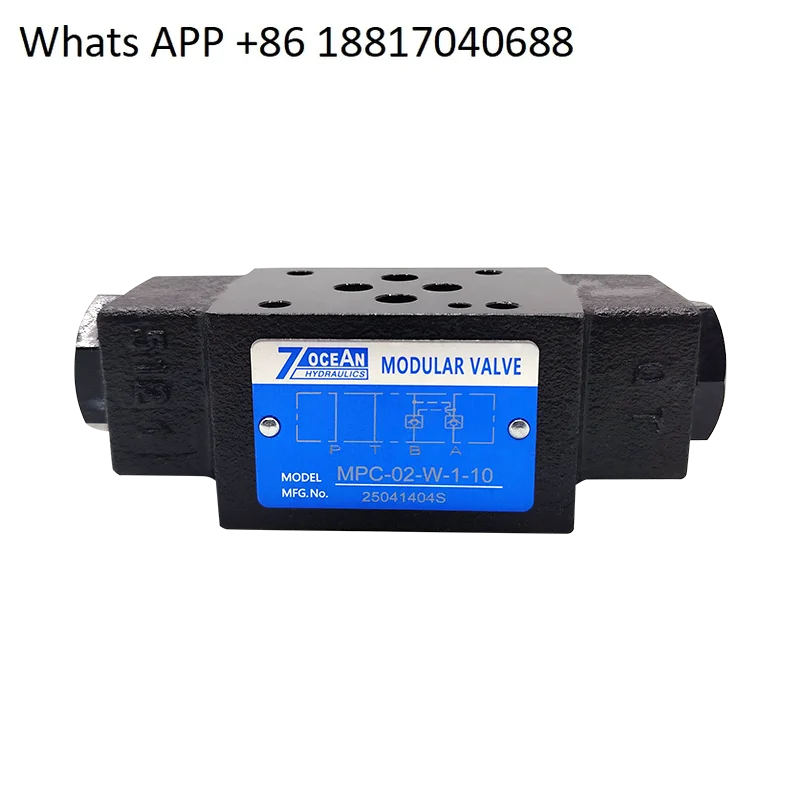 

Hydraulic 7OCEAN stack valve Hydraulic control check valve Pressure retaining valve MPC-03-W/A/B-1 2 10