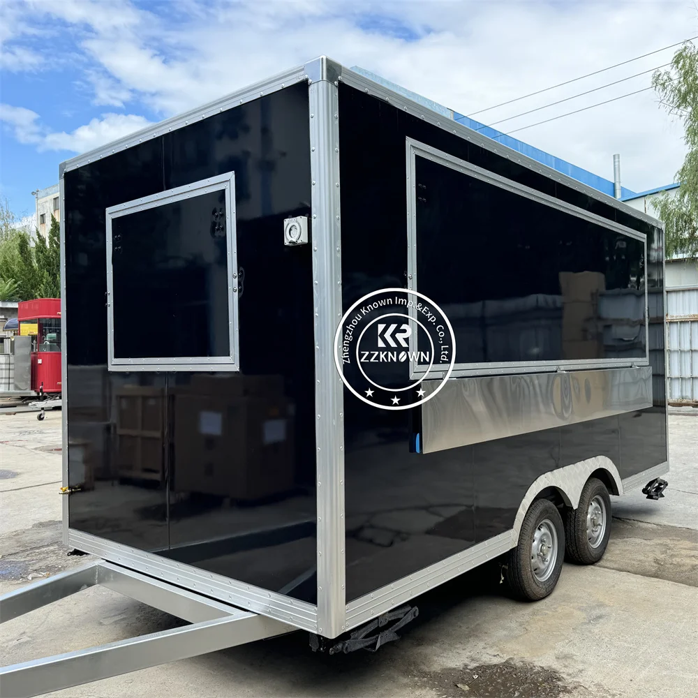 

2025 Food Trailer Multifunctional Street Outdoor Customized Catering Truck Hot Dog Cart Concession Food Truck Fully Equipped