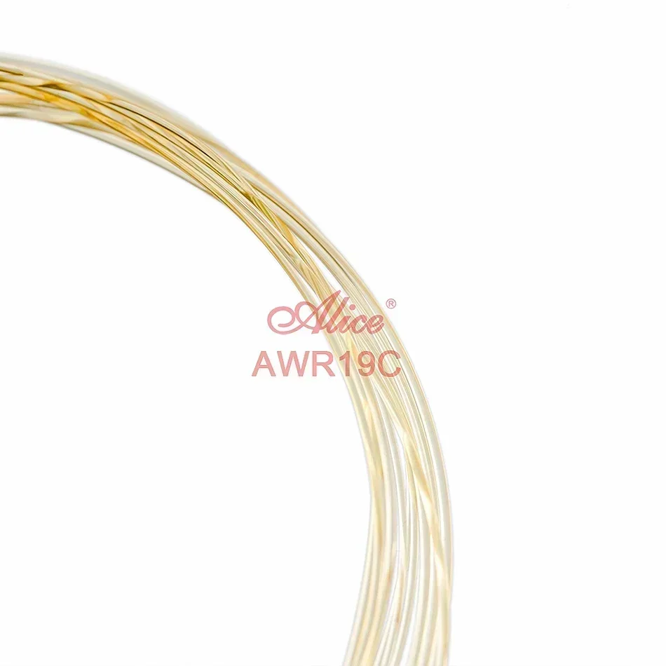 Alice AWR19C Classical Guitar Strings Golden Carbon Silver Plated Copper Winding Nano Polished Coating Normal/High Tension