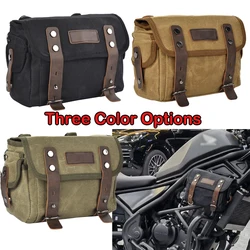 Motorcycle SaddleBag Universal Side Bag With Removable Waterproof Inner Bag Travel Motorbike Luggage