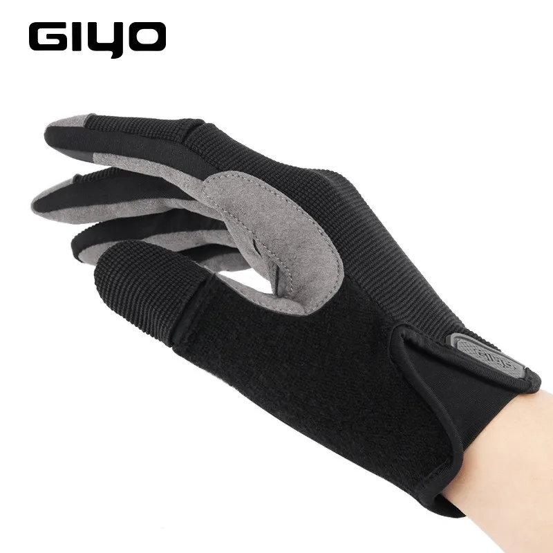 Giyo Winter Screen Touch Road Bike Gloves Full Finger Cycling Bicycle Glove Men Sports Lycra woman windproof glove Gym Fishing