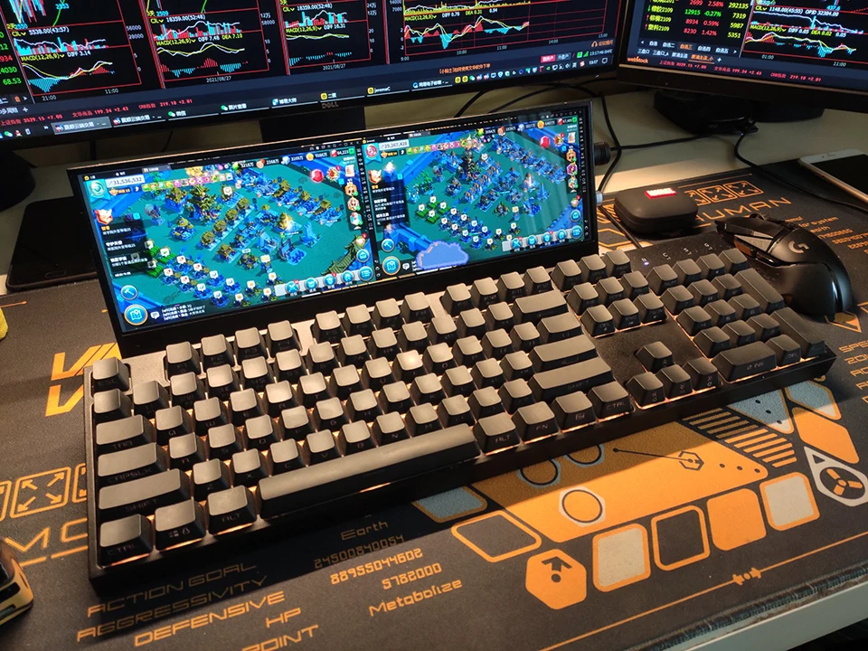 섀시 보조 화면, 14 인치 12.6 인치 디스플레이, DIY 컴퓨터 온도 모니터링 화면 호스트 상태, AIDA64 에 적합