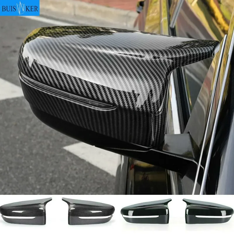 1pair Mirror Covers Fit Mirror Caps Replacement Side Rear Door Wing Rear-View For BMW 4 5 7 Series G11 G12 G14 G15 G16 G30 G31